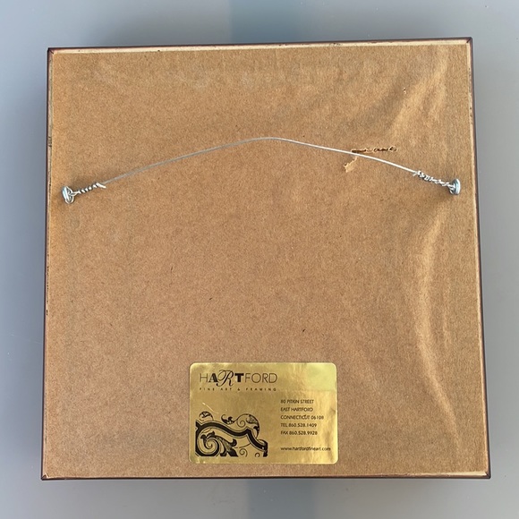 “Landscape in Spring Green” Painting by James Kennedy in custom gold frame. - Picture 3 of 10